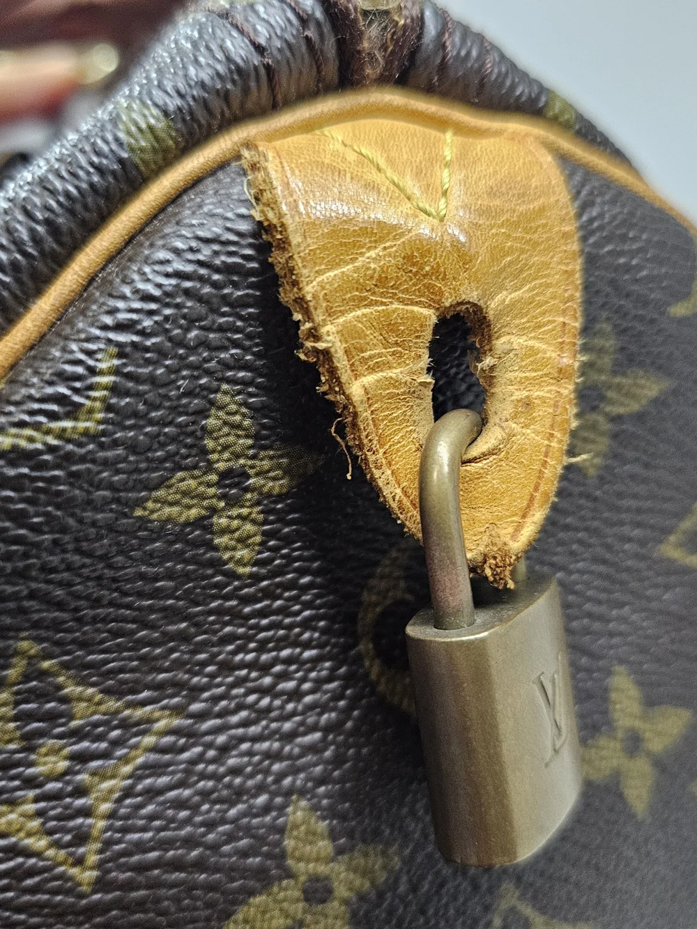 Louis Vuitton Brown Monogram Canvas Travel Bag